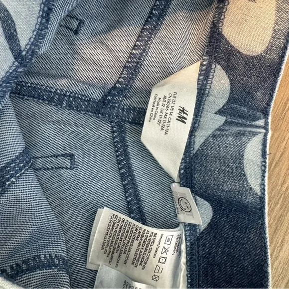 Smiley Face Wide-Leg Jeans - Picture 3 of 7